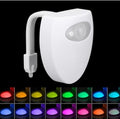 1 0 16colors Luz nocturna LED para inducción de inodoro