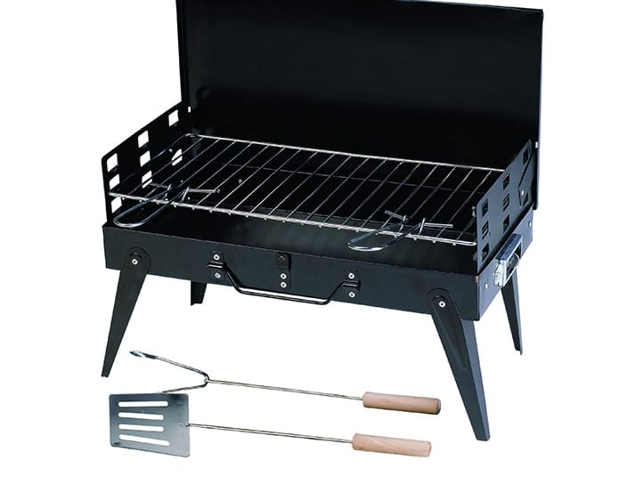 1 0 44*29*22CM Estufa portátil tipo maleta, estufa para barbacoa