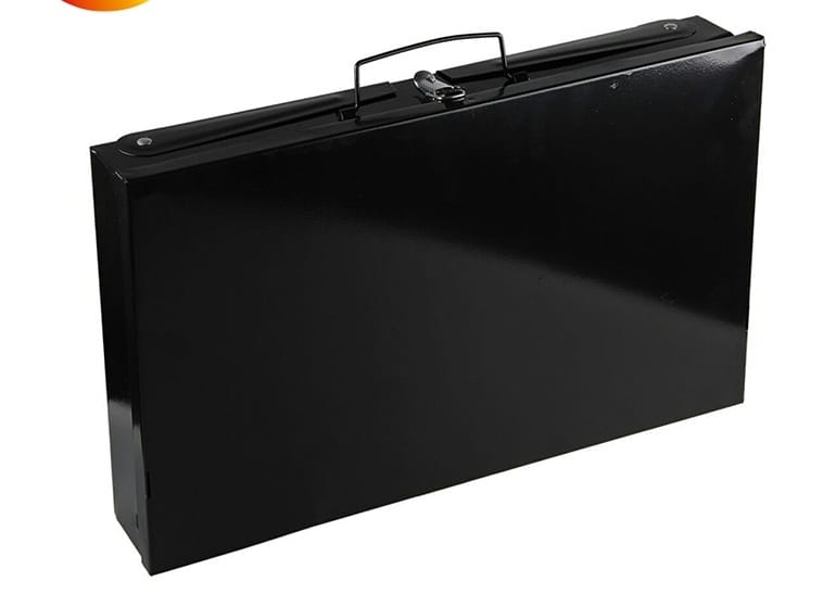 1 0 44*29*22CM Estufa portátil tipo maleta, estufa para barbacoa