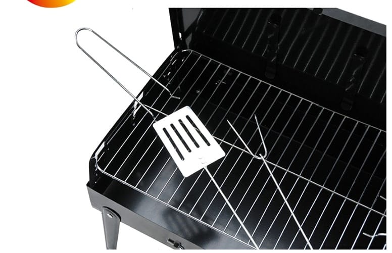 1 0 44*29*22CM Estufa portátil tipo maleta, estufa para barbacoa