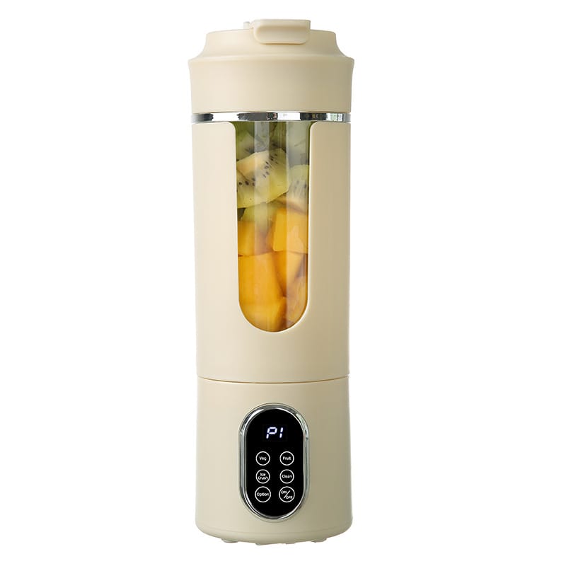 1 0 Beige / 1pc Licuadora portátil recargable, compacta y eléctrica de mano para batidos, ideal para viajes, oficina y hogar