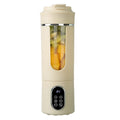 1 0 Beige / 1pc Licuadora portátil recargable, compacta y eléctrica de mano para batidos, ideal para viajes, oficina y hogar