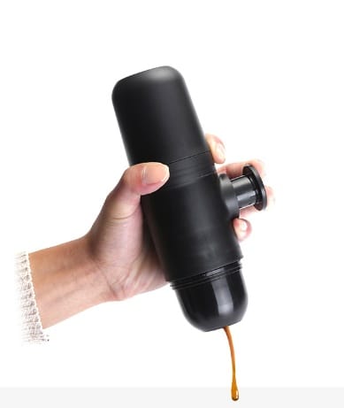 1 0 Black Minicafetera portátil compacta
