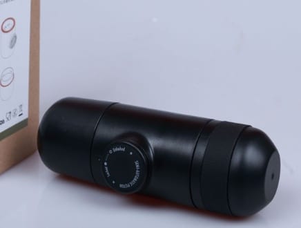 1 0 Black Minicafetera portátil compacta