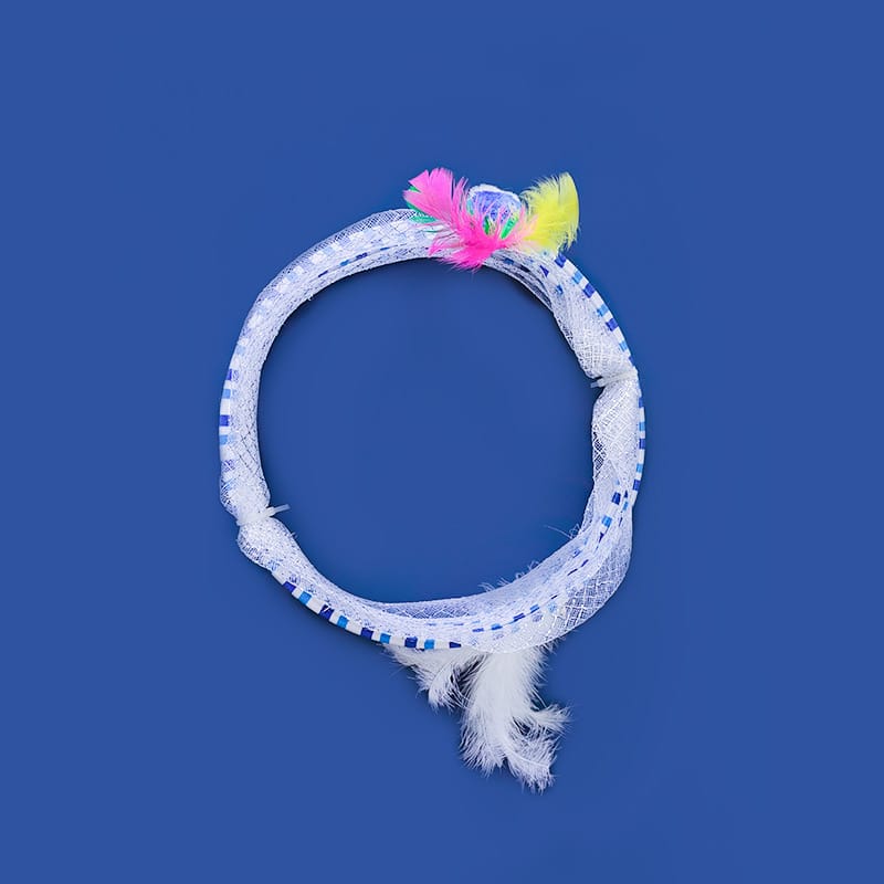 1 0 Blue Almacenamiento plegable de juguetes de túnel para gatos