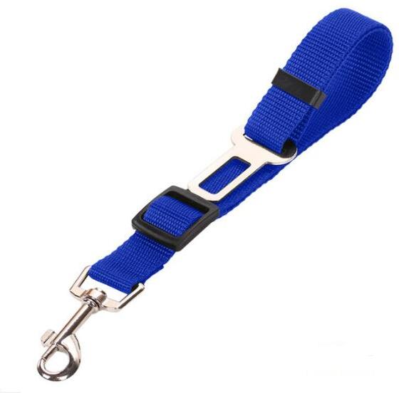1 0 Blue / Uniform code Cinturón de seguridad para mascotas en el coche Correa para mascotas. Múltiples colores y tamaños