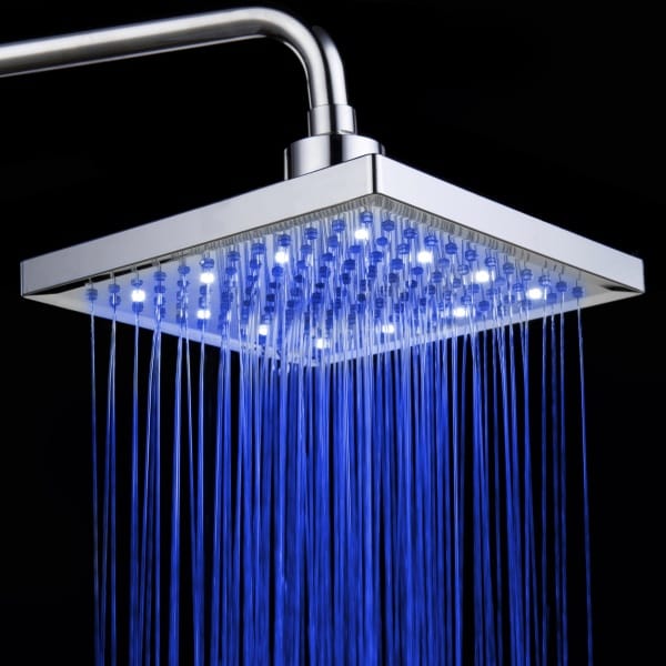 1 0 Cabezal de ducha luminoso que cambia de color