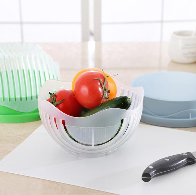 1 0 Cortador de ensaladas creativo, cortador de frutas y verduras