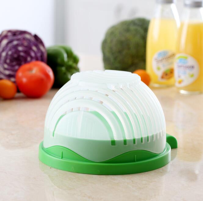 1 0 Cortador de ensaladas creativo, cortador de frutas y verduras