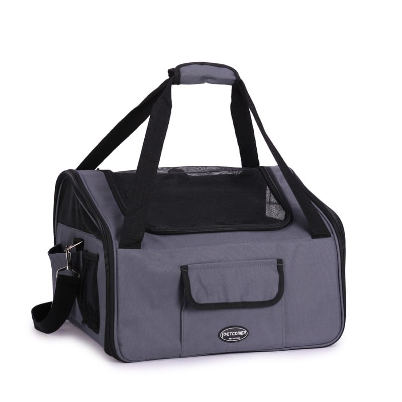 1 0 Dark Gray / L Bolso bandolera portátil para mascotas (perros y gatos) para coche