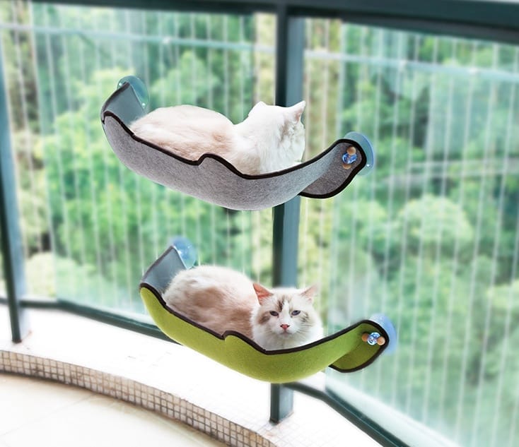 1 0 Hamaca para gatos en el alféizar de la ventana