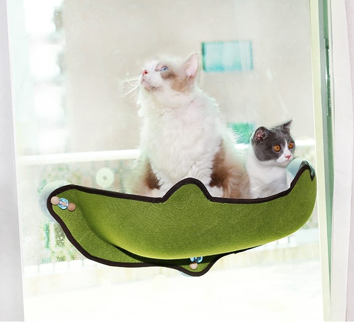 1 0 Hamaca para gatos en el alféizar de la ventana