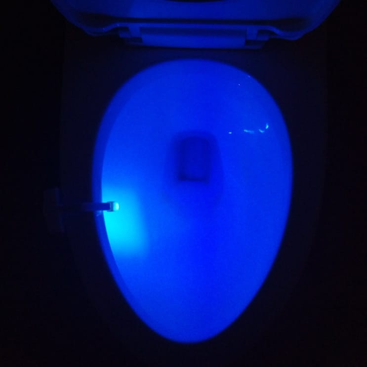 1 0 Luz nocturna LED para inducción de inodoro