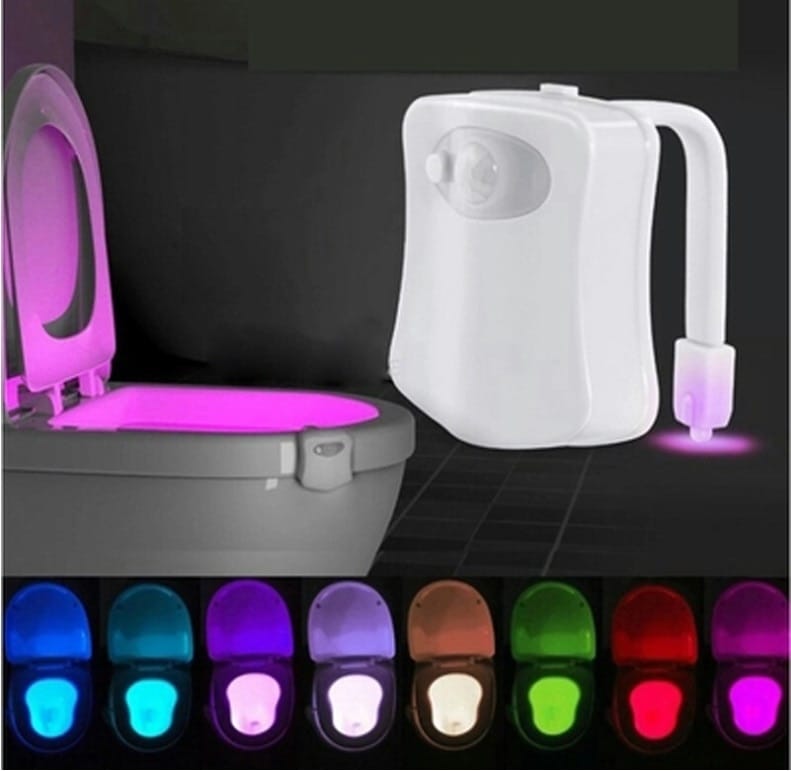 1 0 Luz nocturna LED para inducción de inodoro