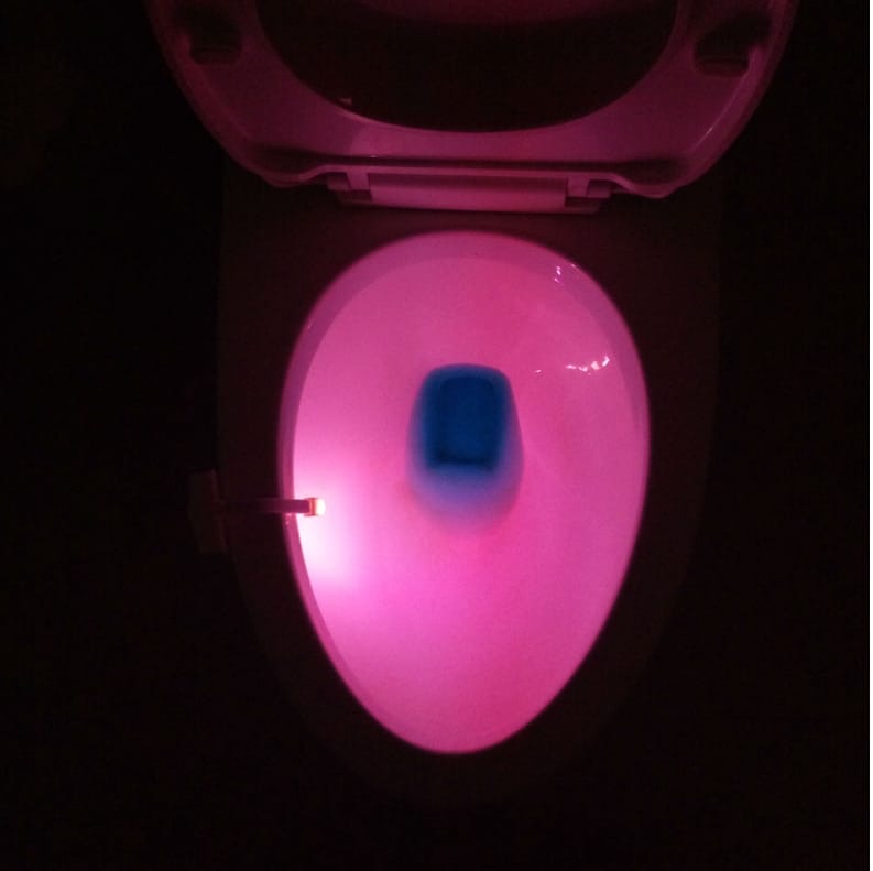 1 0 Luz nocturna LED para inducción de inodoro
