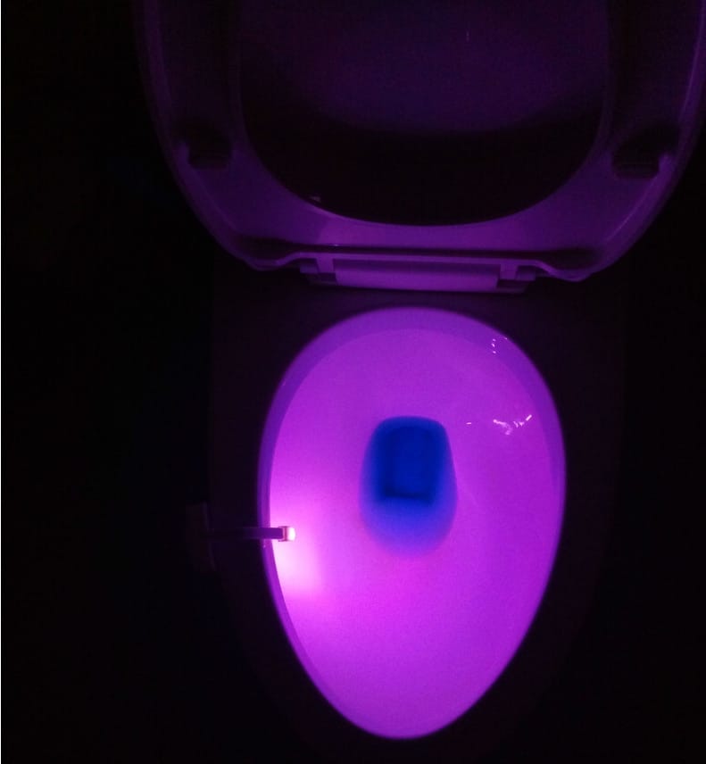 1 0 Luz nocturna LED para inducción de inodoro