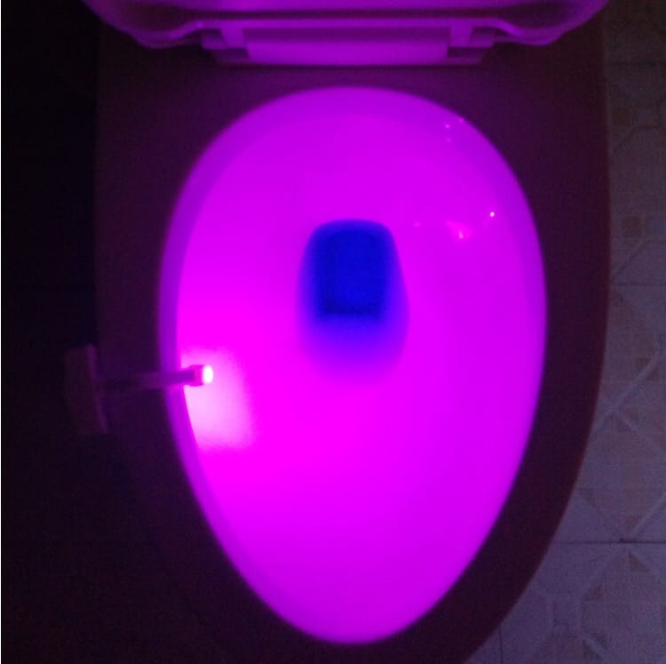 1 0 Luz nocturna LED para inducción de inodoro