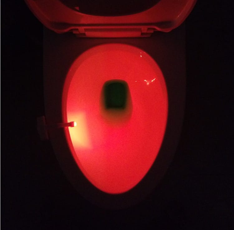1 0 Luz nocturna LED para inducción de inodoro