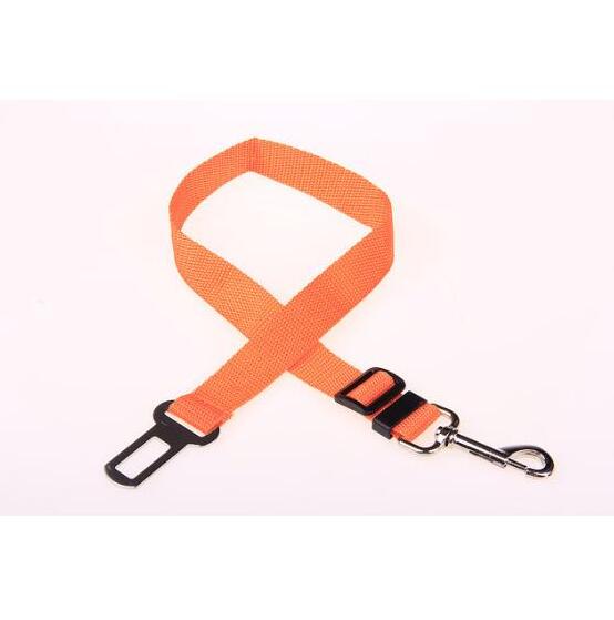 1 0 Orange / Uniform code Cinturón de seguridad para mascotas en el coche Correa para mascotas. Múltiples colores y tamaños