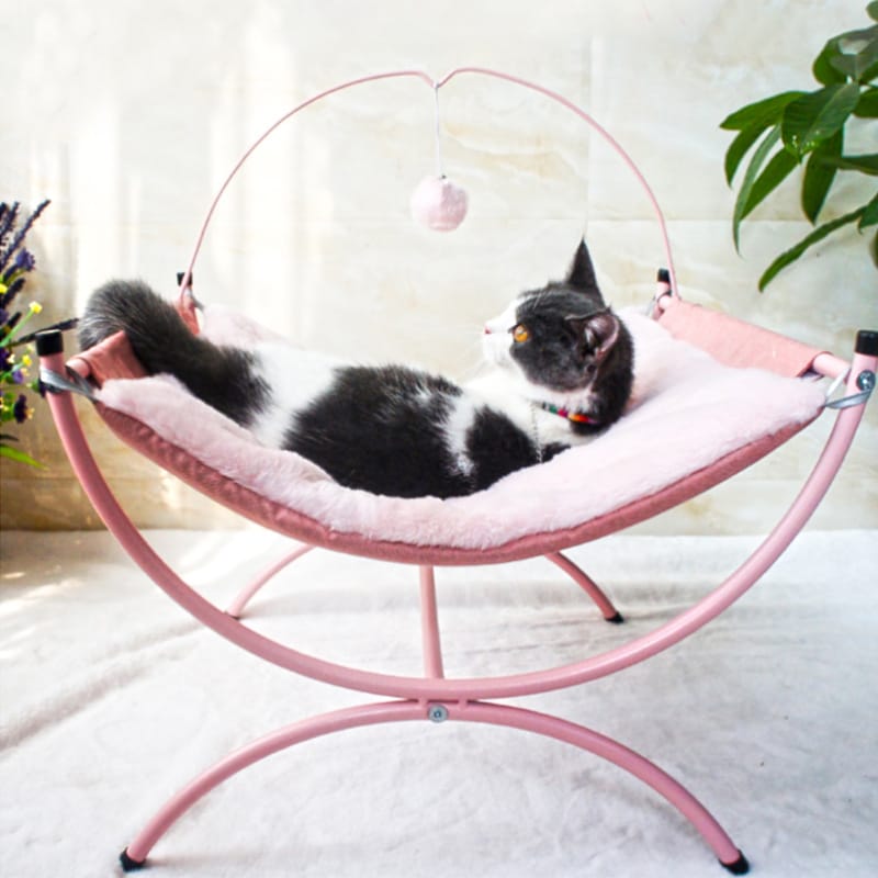 1 0 Pink / 45 times 45 times 35 Cama reclinable universal para gatos Four Seasons
