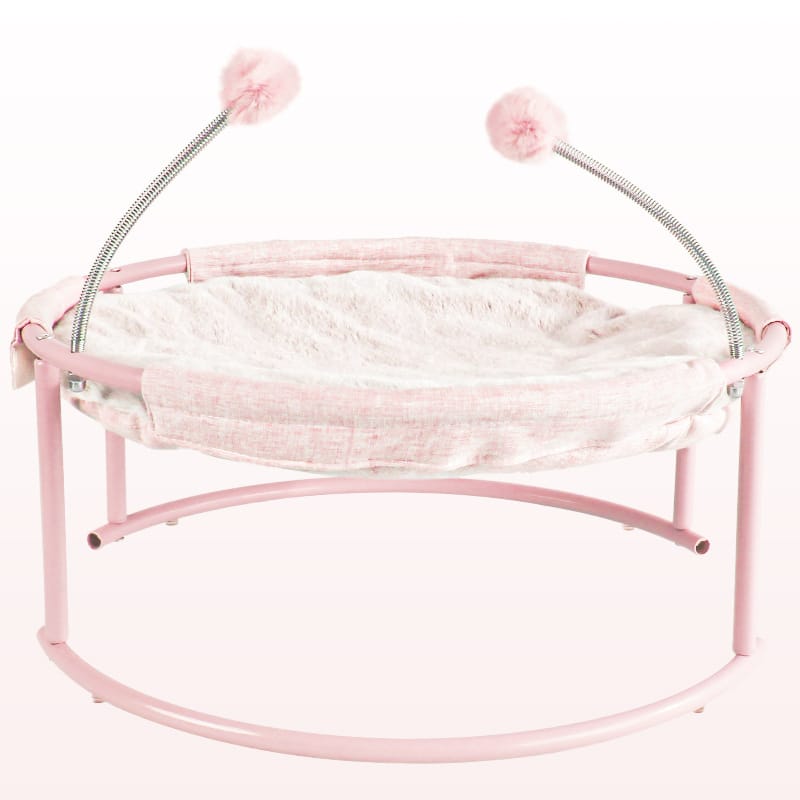 1 0 Pink Cama para gatos, casita para mascotas, hamaca para gatitos, colchón