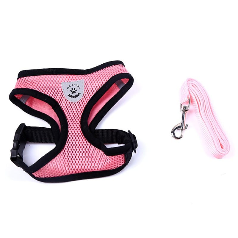 1 0 Pink / L Cinturón de seguridad para mascotas en el coche Correa para mascotas. Múltiples colores y tamaños