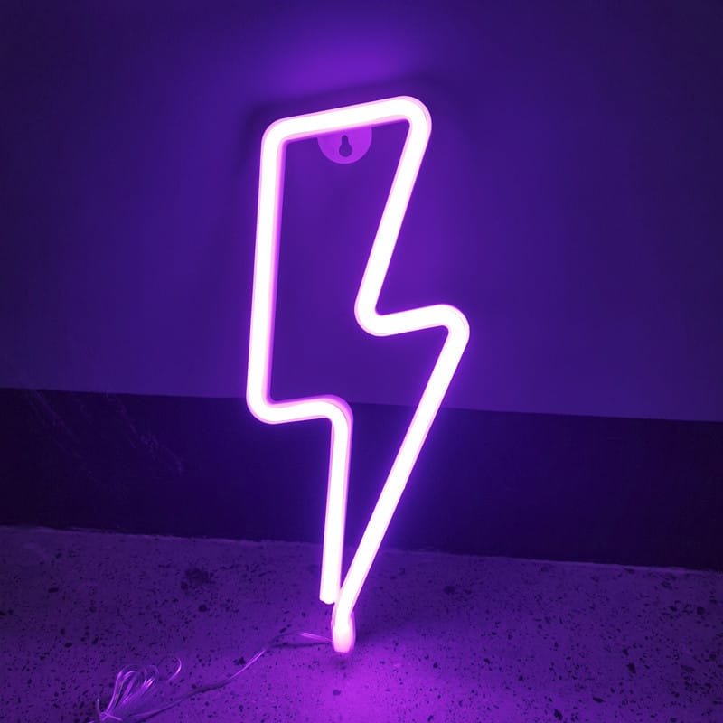 1 0 Purple Decoración de Net Red Room con luces de neón