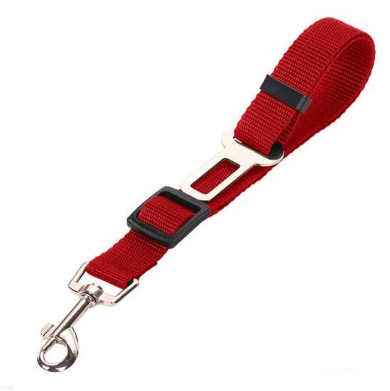 1 0 Red / Uniform code Cinturón de seguridad para mascotas en el coche Correa para mascotas. Múltiples colores y tamaños