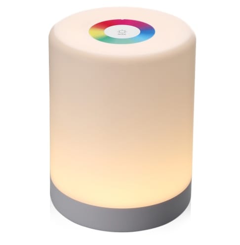 1 0 Seven colors / 2.4W Lámpara de noche LED inteligente con luz ambiental colorida