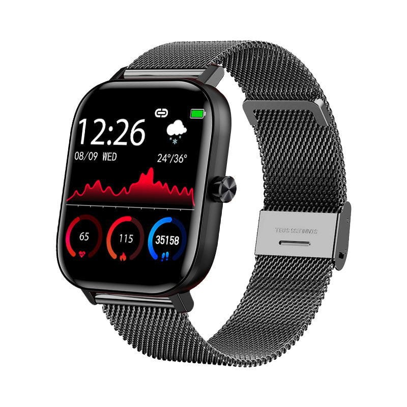 1 1 Acero Reloj inteligente con Bluetooth