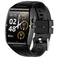 1 1 AD03 Black Reloj deportivo inteligente con monitor de frecuencia cardíaca y presión arterial