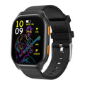 1 1 Black Reloj inteligente FW16E con llamadas inalámbricas, música y pantalla grande HD