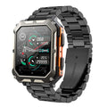 1 1 Orange Black Three Plants Reloj inteligente Bluetooth para exteriores, con tres funciones de prevención de llamadas