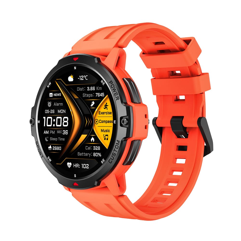 1 1 Red Último reloj inteligente GPS resistente al agua hasta 3 ATM