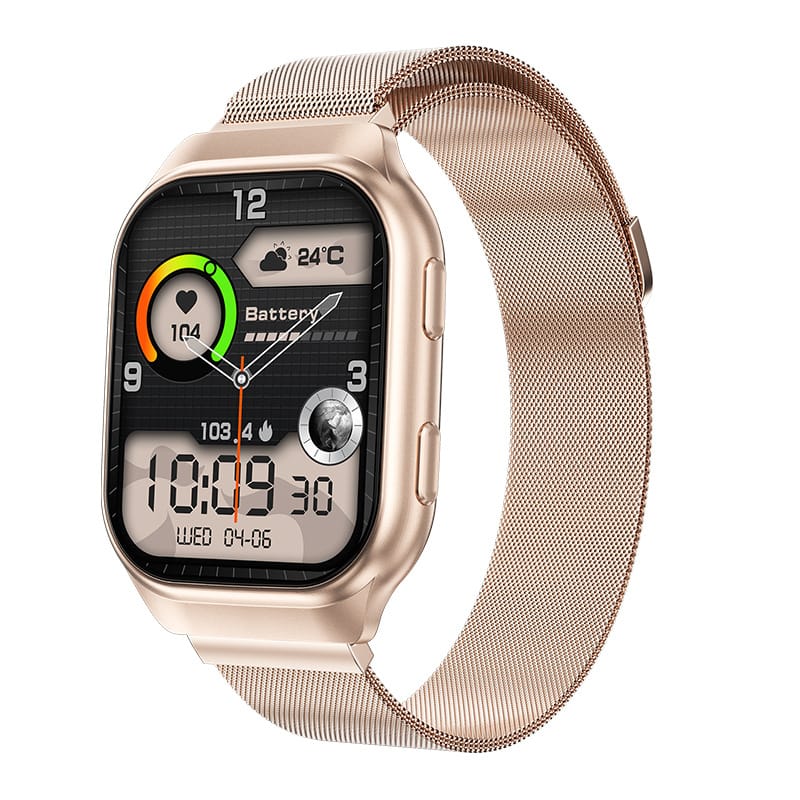 1 1 Reloj inteligente FW16E con llamadas inalámbricas, música y pantalla grande HD