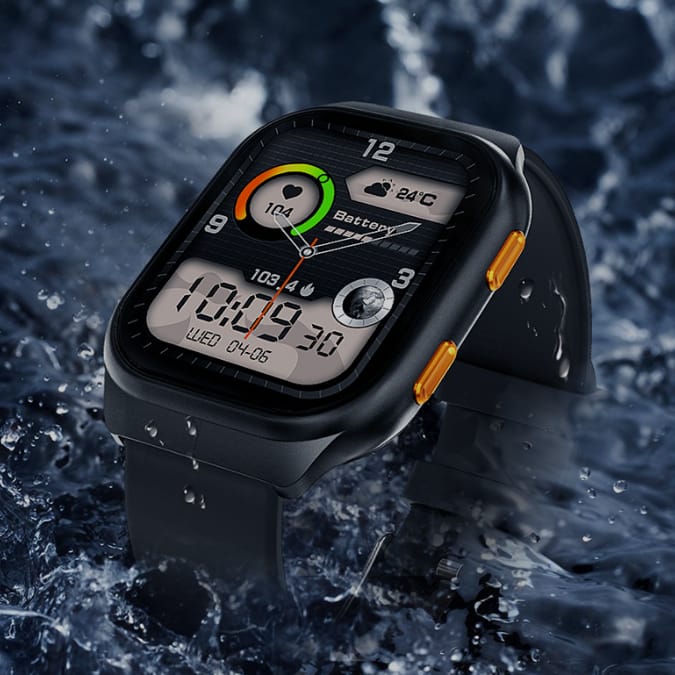1 1 Reloj inteligente FW16E con llamadas inalámbricas, música y pantalla grande HD