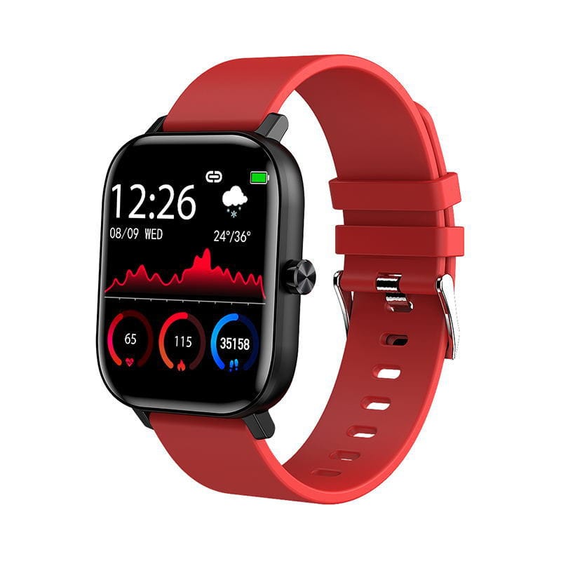 1 1 Rojo Reloj inteligente con Bluetooth