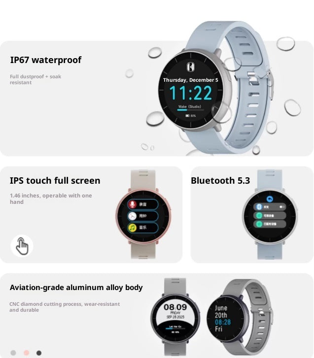 Reloj deportivo con reproductor de música Bluetooth para estudiantes