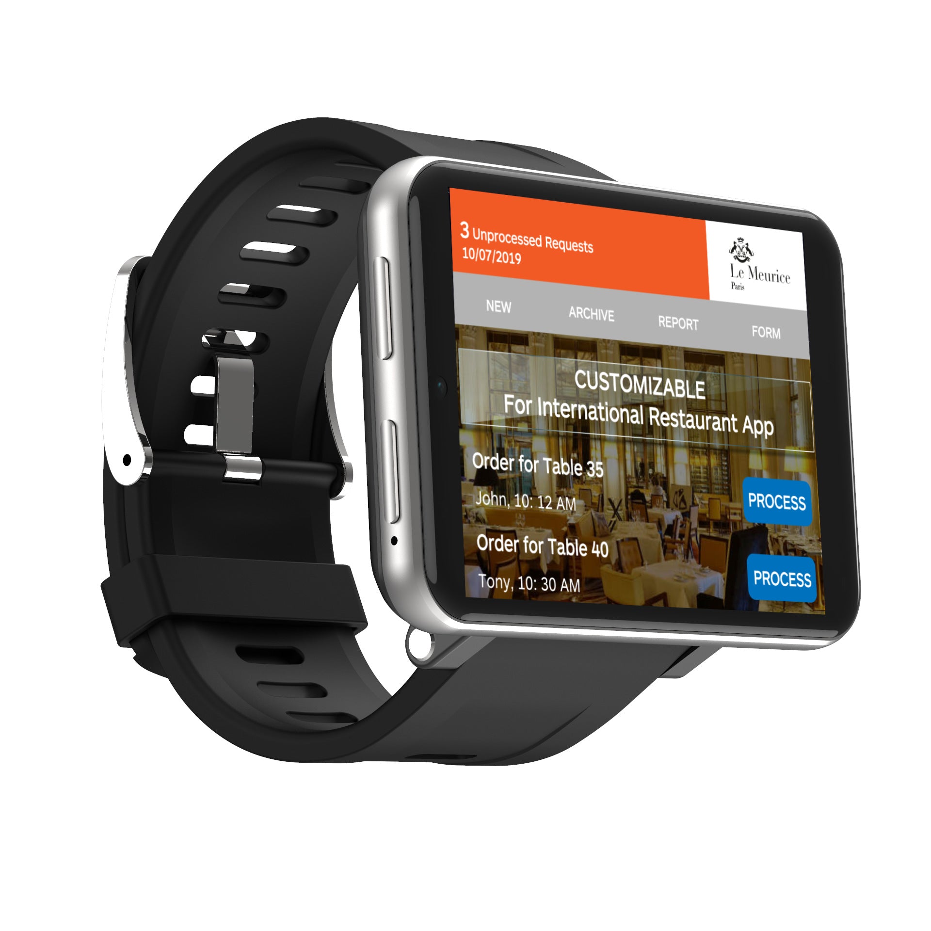 Large screen smartwatch