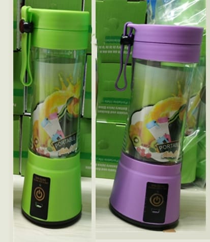 1 0 C Set / Six Knives Licuadora portátil con batería recargable USB, mini batidora de zumos de frutas para cocina, mini exprimidor eléctrico portátil y sencillo para el hogar.
